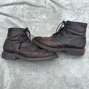 Thursday Boot Co. Everyday Captain Boots Mens 10 Brown Lace Up Workwear